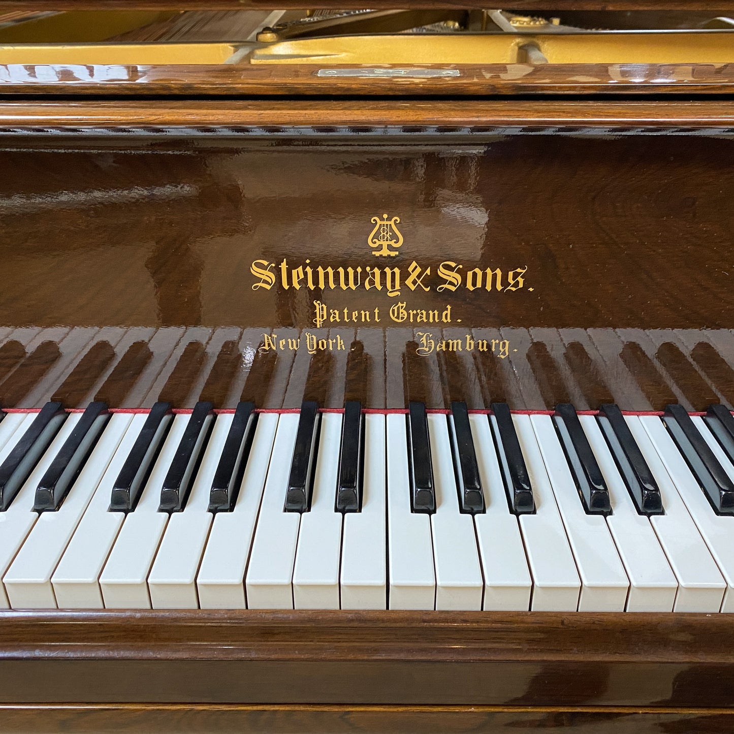 CURRENT SHOP WORK - 1877 Steinway model D 9' Commissioned Concert Grand Piano