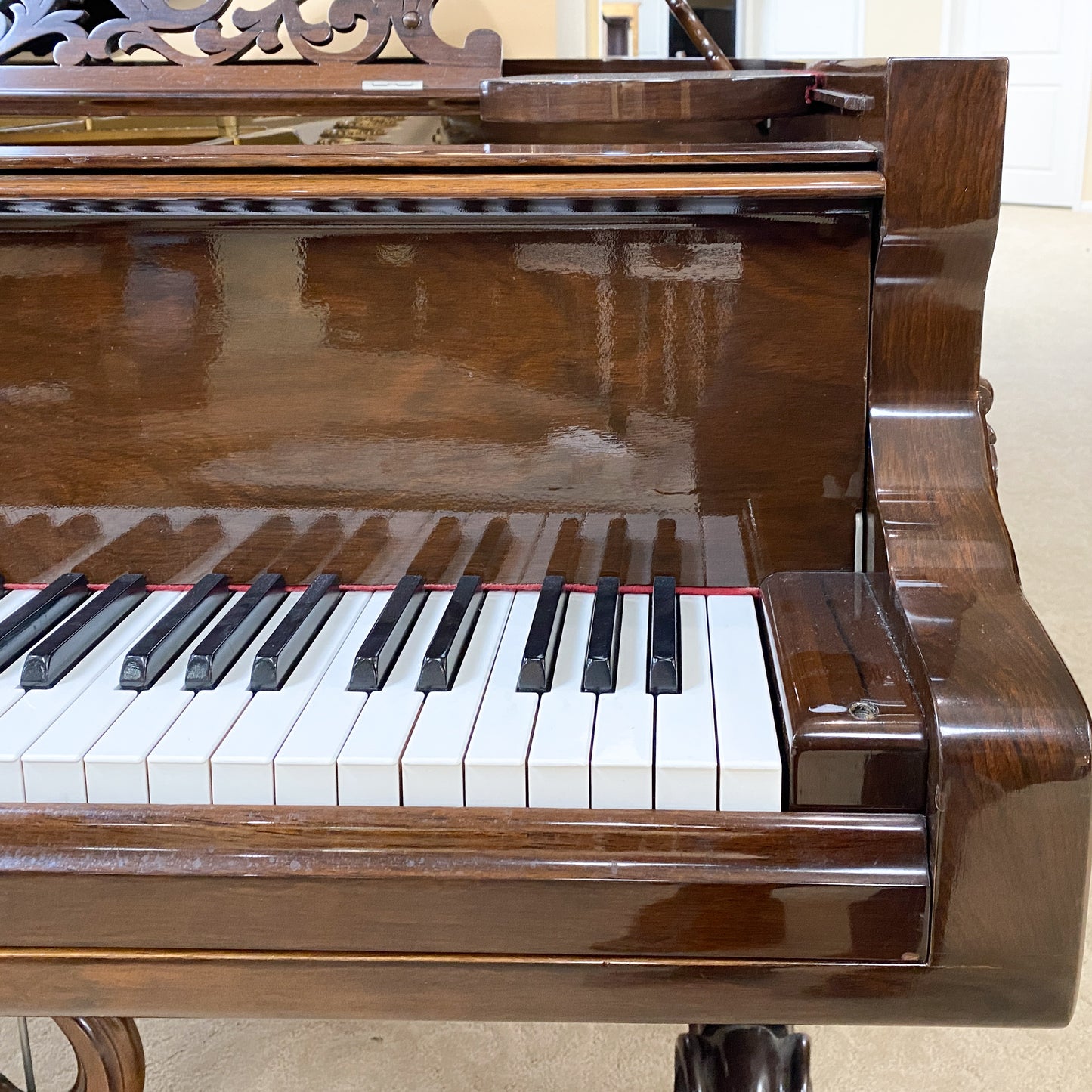 CURRENT SHOP WORK - 1877 Steinway model D 9' Commissioned Concert Grand Piano