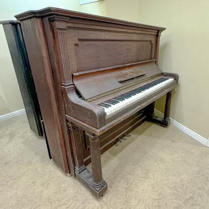 CURRENT SHOP WORK - 1908 Steinway Wood Finish Commissioned Upright Piano