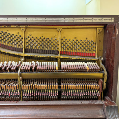 CURRENT SHOP WORK - 1908 Steinway Wood Finish Commissioned Upright Piano