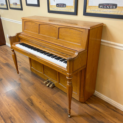 SOLD 1988 Young Chang Wood Finish Console Piano