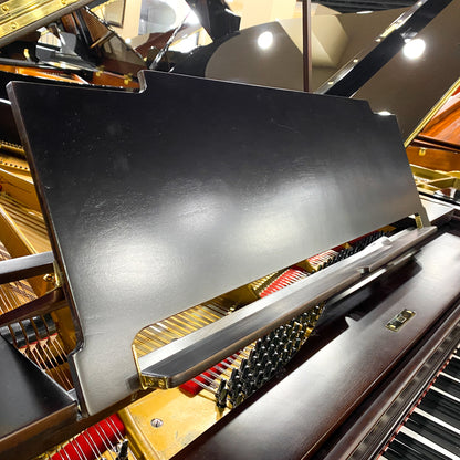 1885 Hallet Davis Black Grand Piano with QRS Digital Player System