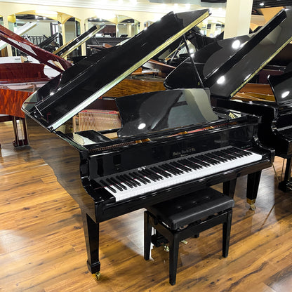 SOLD 2015 Hallet Davis 5'3" 160 Polished Black Grand QRS Player Piano