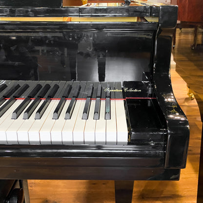 SOLD 2015 Hallet Davis 5'3" 160 Polished Black Grand QRS Player Piano