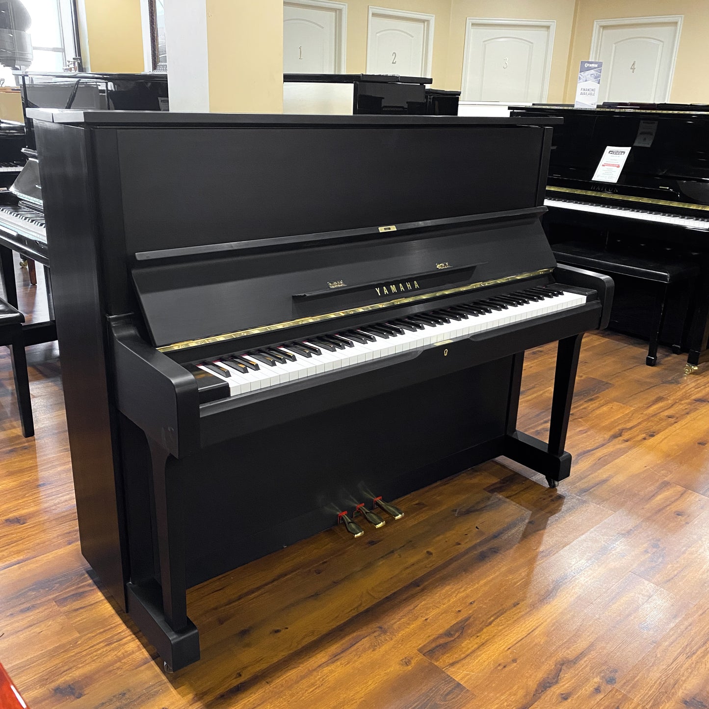 SOLD 1982 Yamaha U1 48" Satin Black Upright Piano