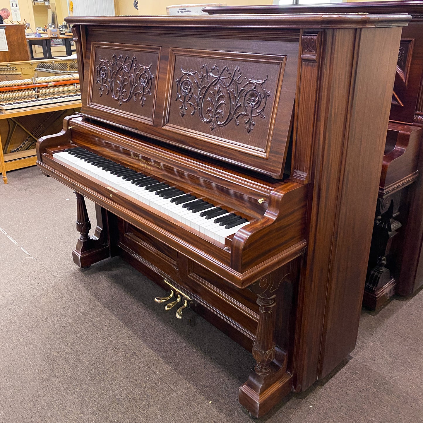 SOLD 1902 Shaw Commissioned Upright Player Piano