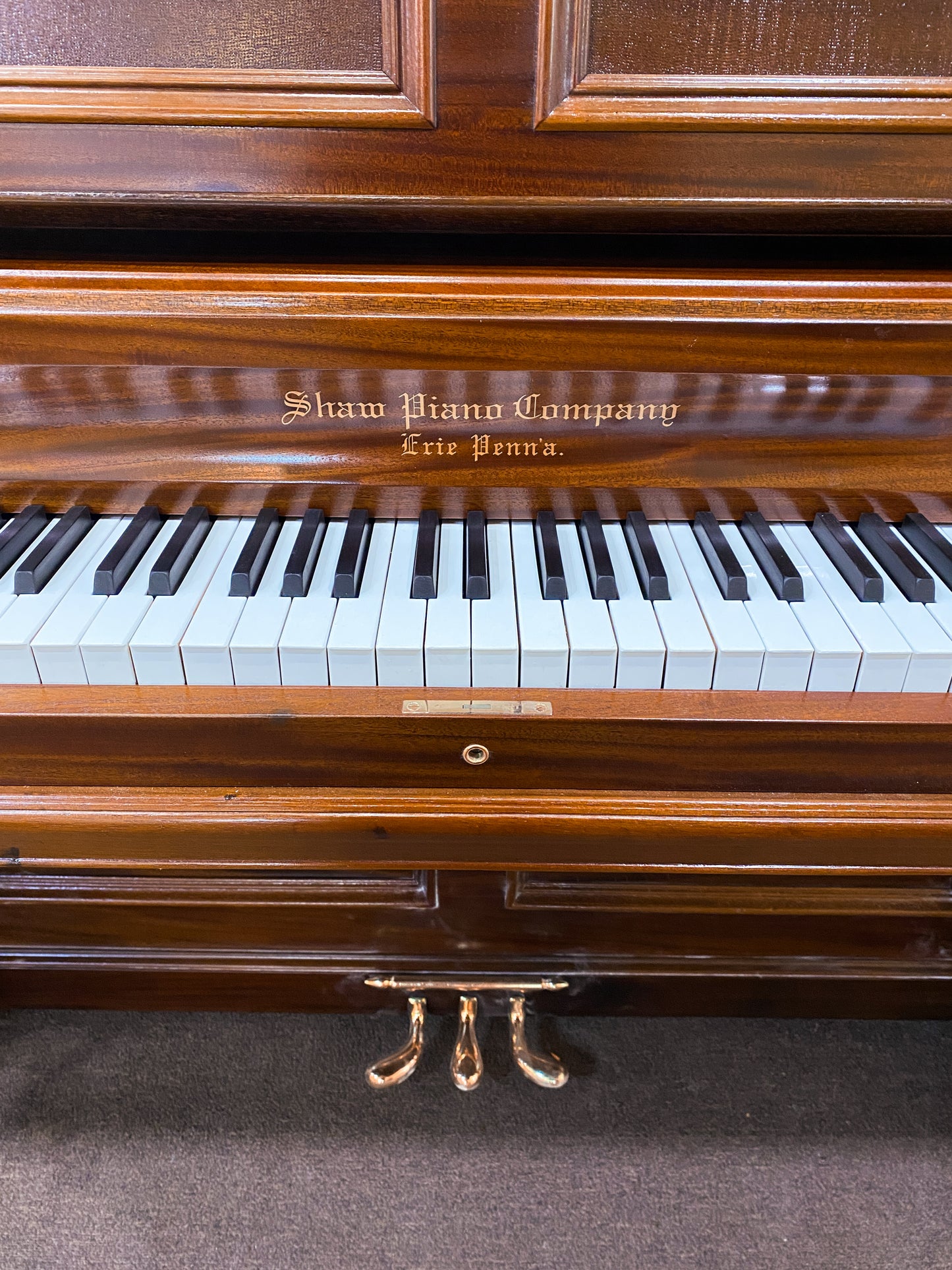 SOLD 1902 Shaw Commissioned Upright Player Piano