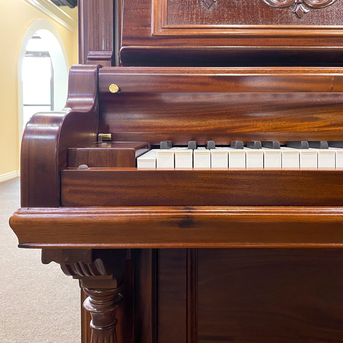 SOLD 1902 Shaw Commissioned Upright Player Piano