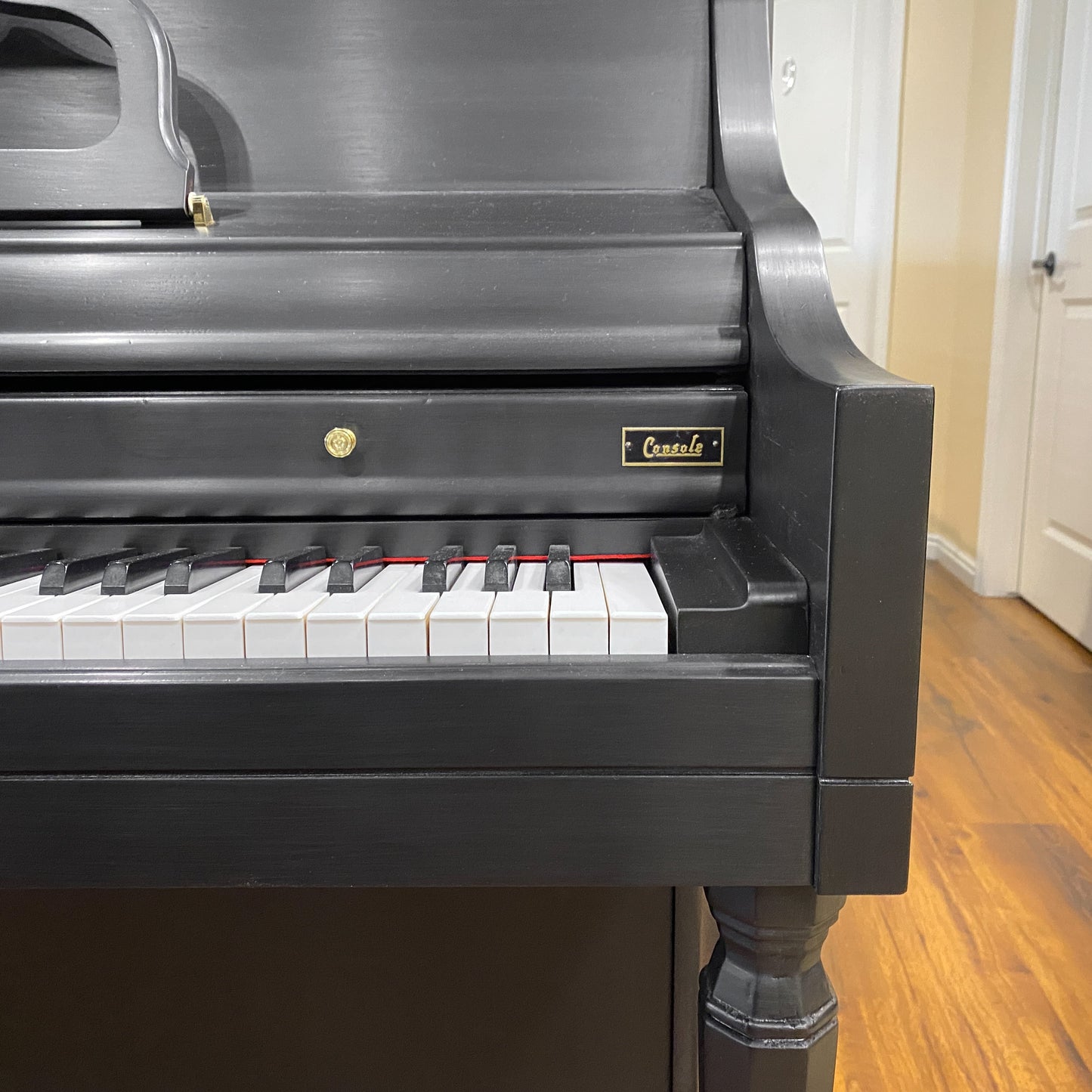 1980 Kimball S435 Satin Black 42" Console Piano