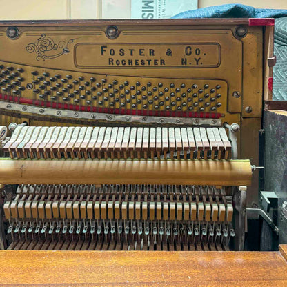 SOLD 1919 Foster & Co. Rochester Commissioned Upright Piano