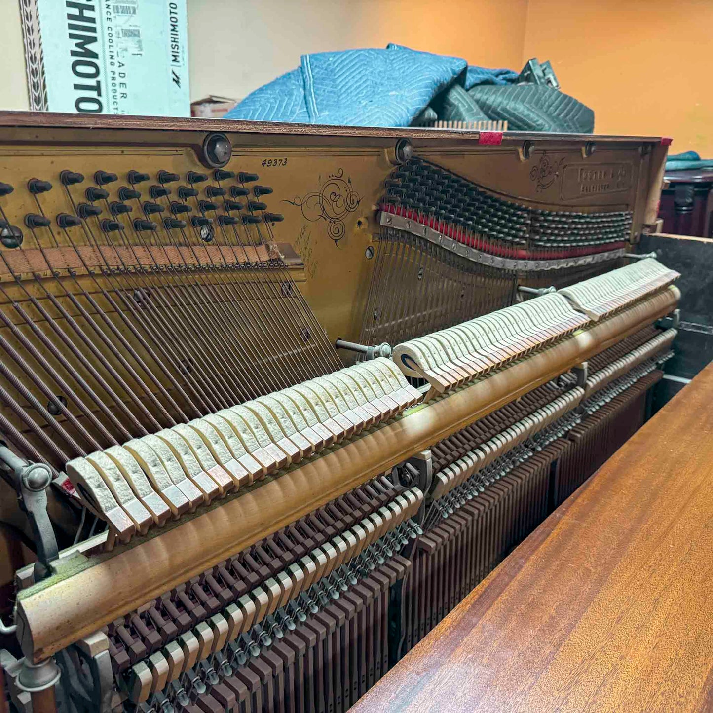 SOLD 1919 Foster & Co. Rochester Commissioned Upright Piano