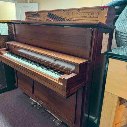 SOLD 1919 Foster & Co. Rochester Commissioned Upright Piano