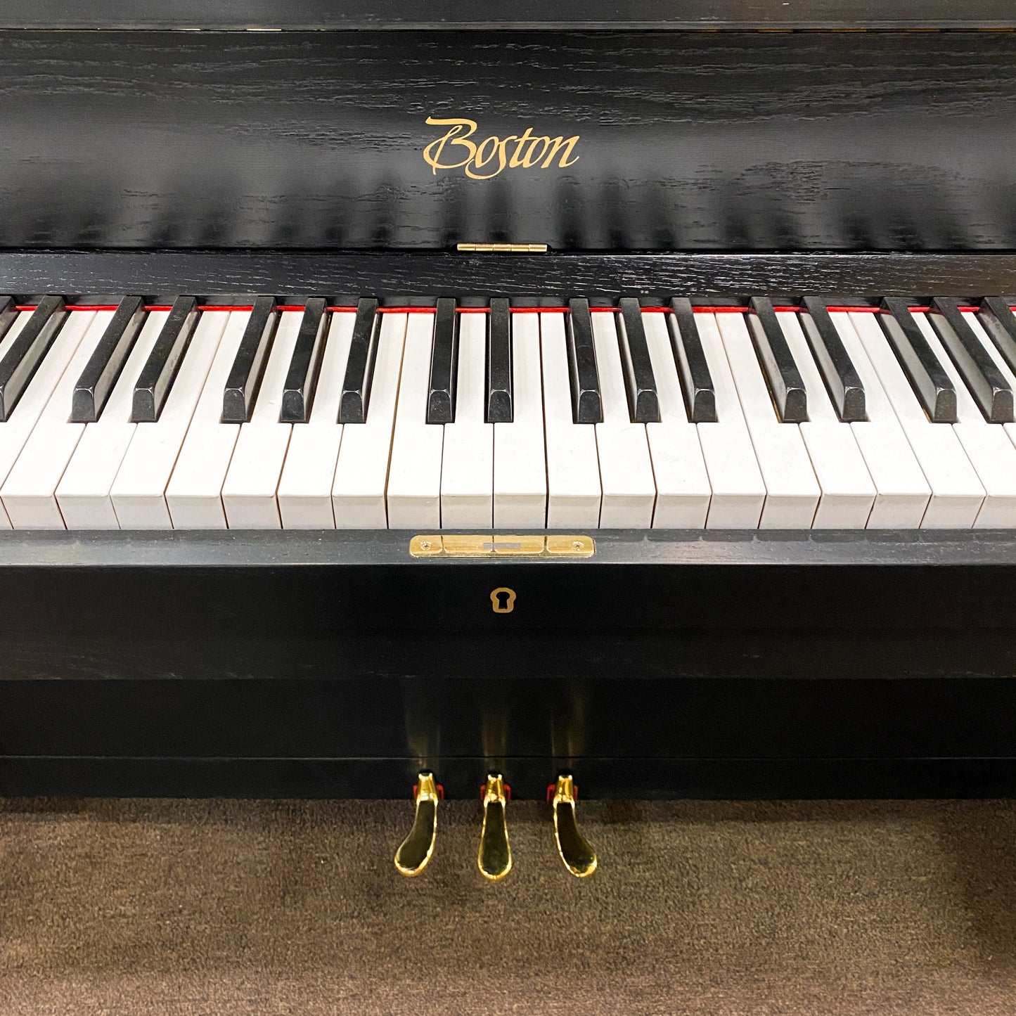 1995 Boston 46" Satin Black Studio Piano