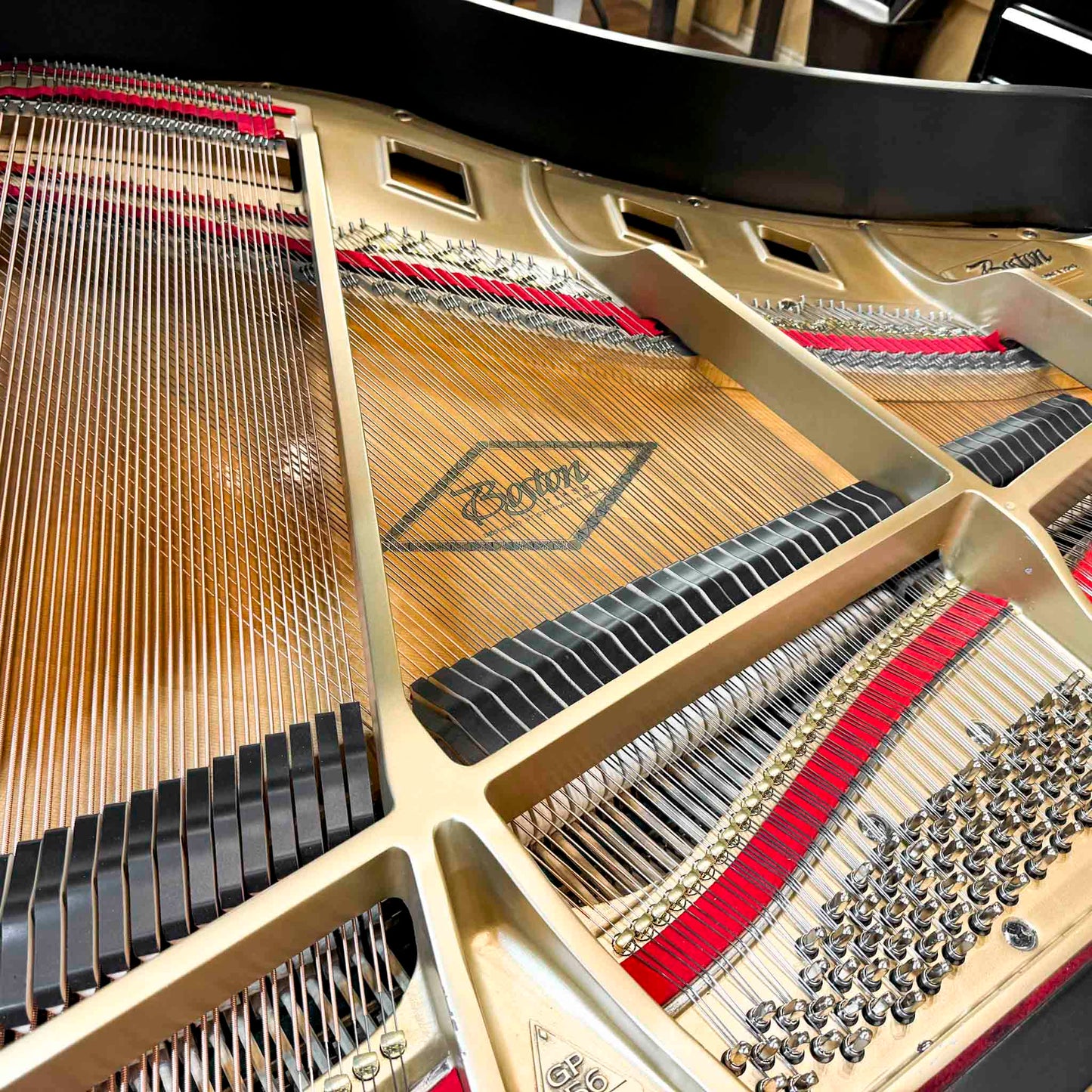 SOLD 2005 Boston 156 Satin Black Commissioned Grand Piano