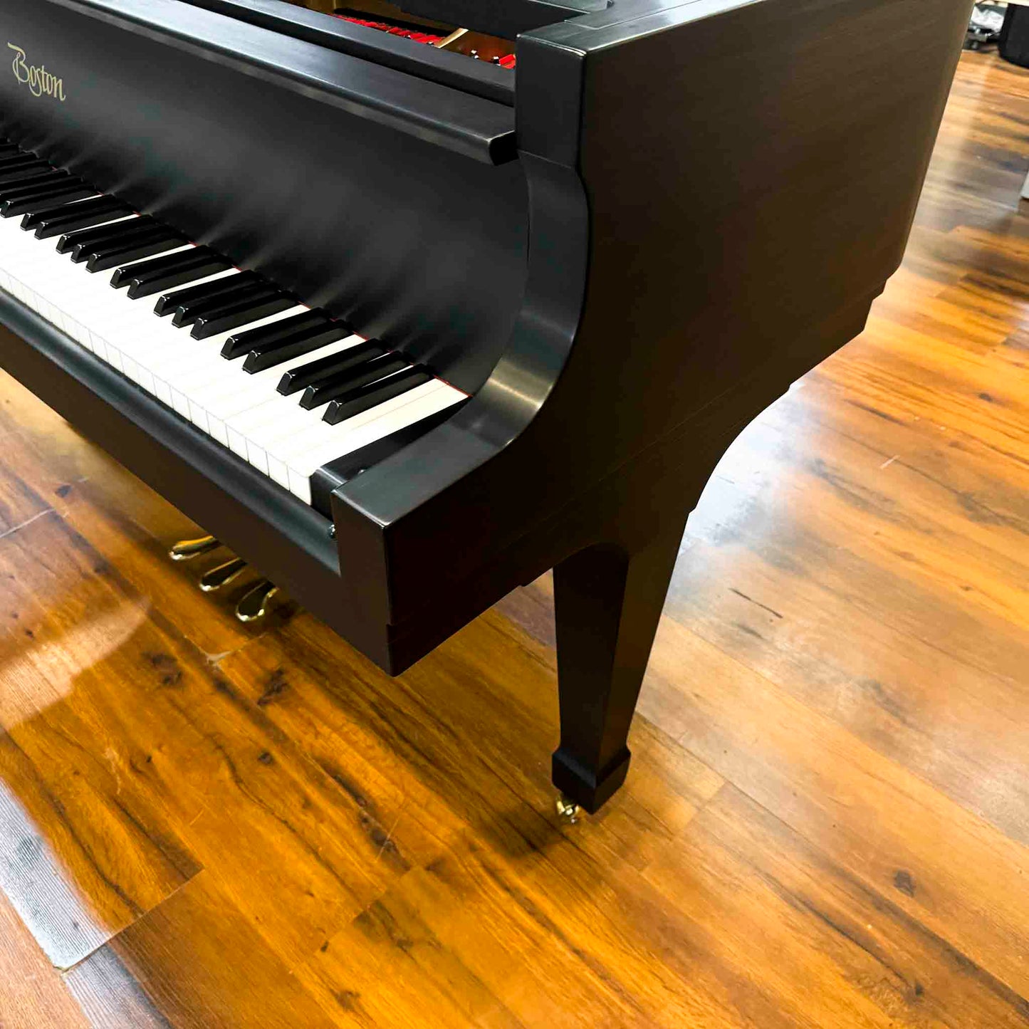 SOLD 2005 Boston 156 Satin Black Commissioned Grand Piano