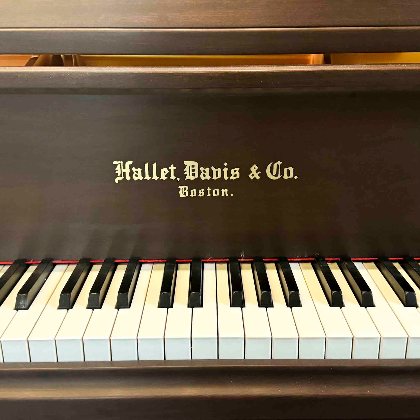 SOLD Hallet Davis 160 5'3" Satin Walnut Grand Piano