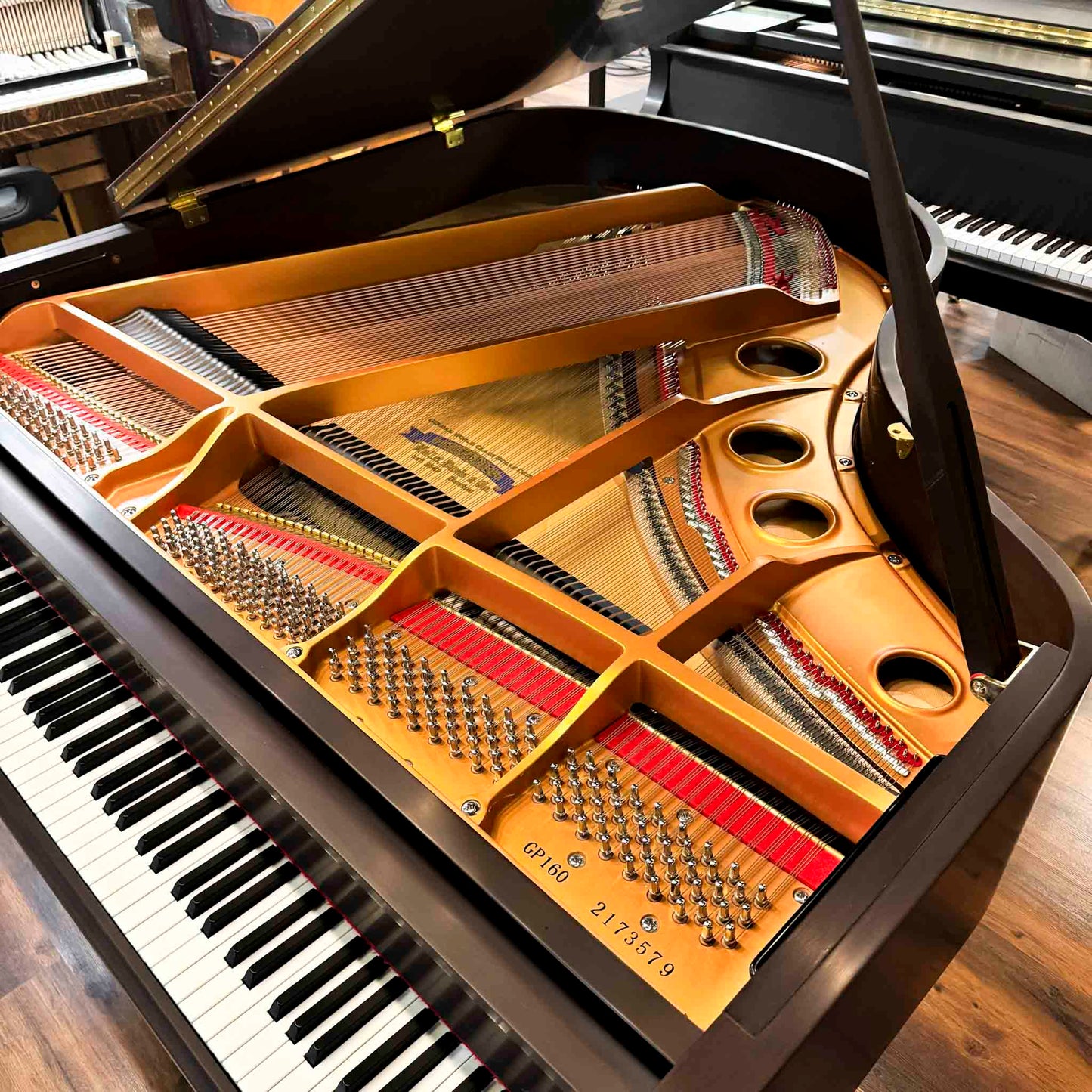 SOLD Hallet Davis 160 5'3" Satin Walnut Grand Piano