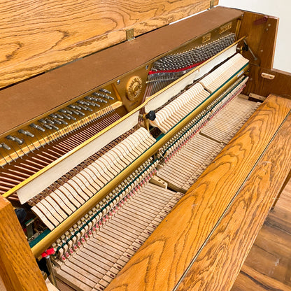 SOLD 1988 Young Chang Wood Finish Console Piano