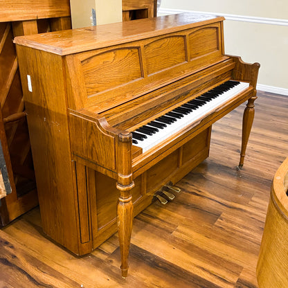 SOLD 1988 Young Chang Wood Finish Console Piano