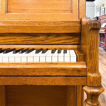 SOLD 1988 Young Chang Wood Finish Console Piano