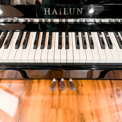 2020 Hailun 5P Polished Black Upright Piano