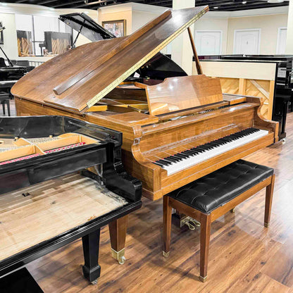 1990 Kimball Polished Walnut 7' Grand Piano