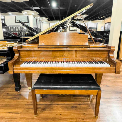 1990 Kimball Polished Walnut 7' Grand Piano