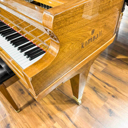 1990 Kimball Polished Walnut 7' Grand Piano