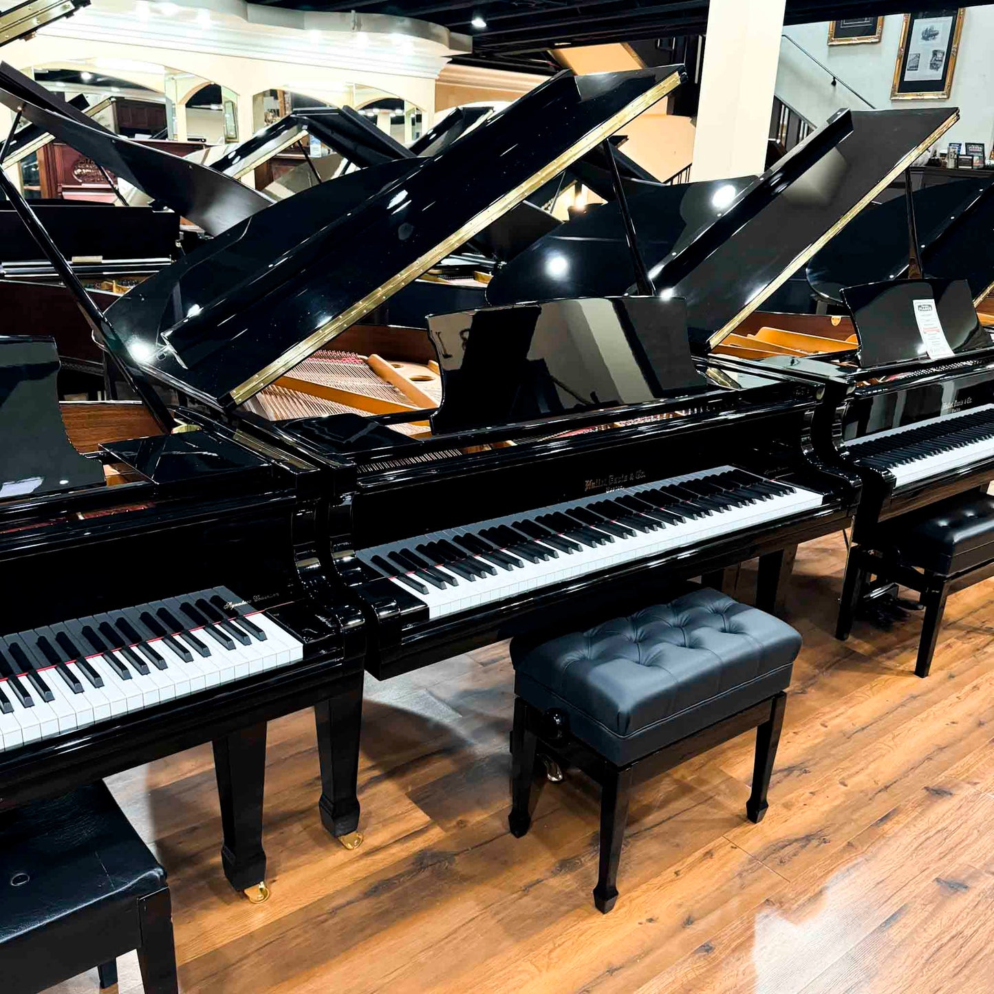 Hallet Davis 170 5'7" Polished Black Grand Piano