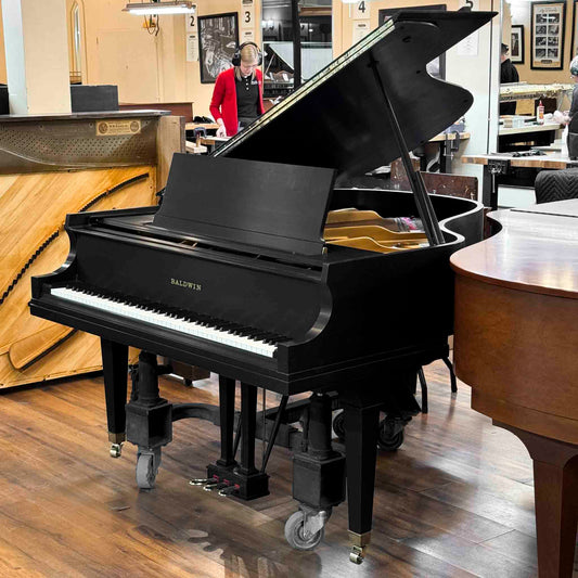 SOLD 1975 Baldwin R 5'8" Satin Black Grand Piano