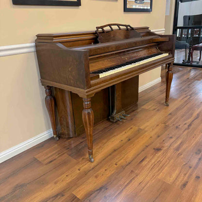 SOLD 1949 Knabe 40" Wood Finish Commissioned Spinet Piano