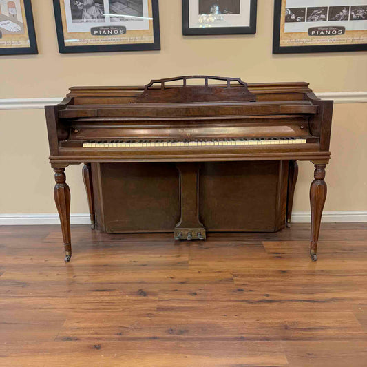 SOLD 1949 Knabe 40" Wood Finish Commissioned Spinet Piano