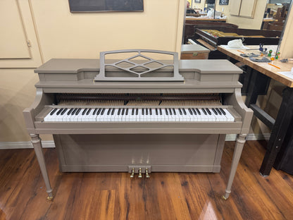 SOLD Ivers & Pond Refinished Color Commissioned Spinet Piano