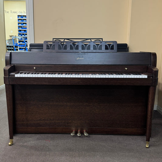 SOLD 1951 Acrosonic Baldwin 36" Wood Finish Commissioned Spinet Piano