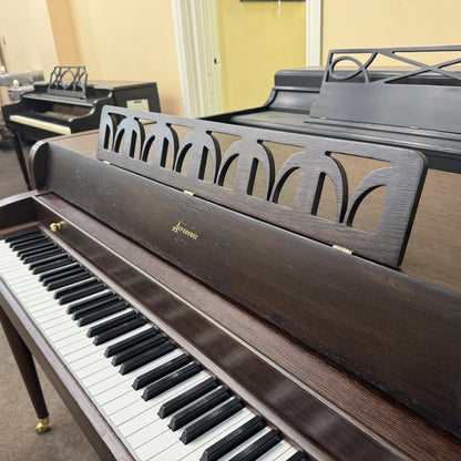 SOLD 1951 Acrosonic Baldwin 36" Wood Finish Commissioned Spinet Piano