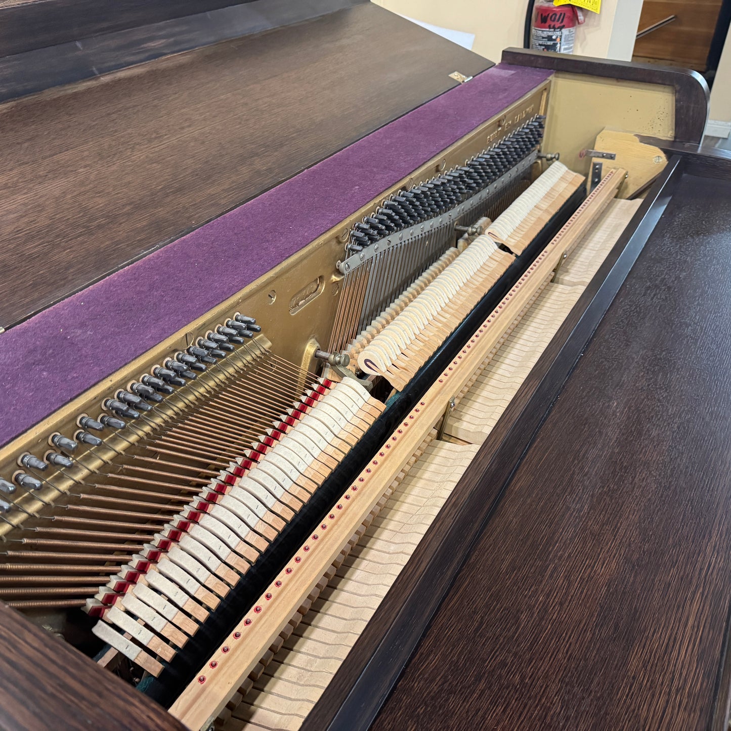 SOLD 1951 Acrosonic Baldwin 36" Wood Finish Commissioned Spinet Piano