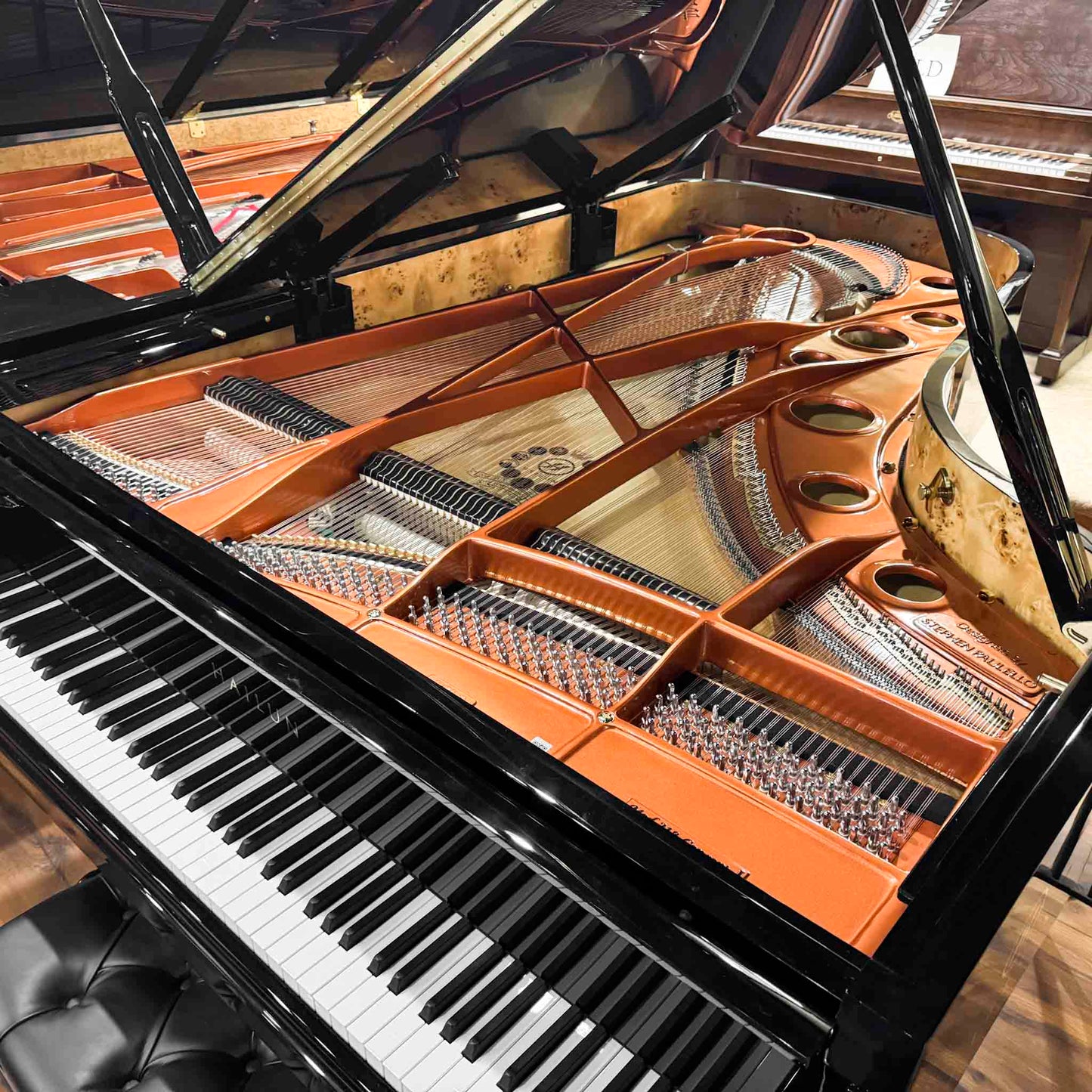 Hailun 218 7'2" Polished Black Grand Piano with Self Playing System