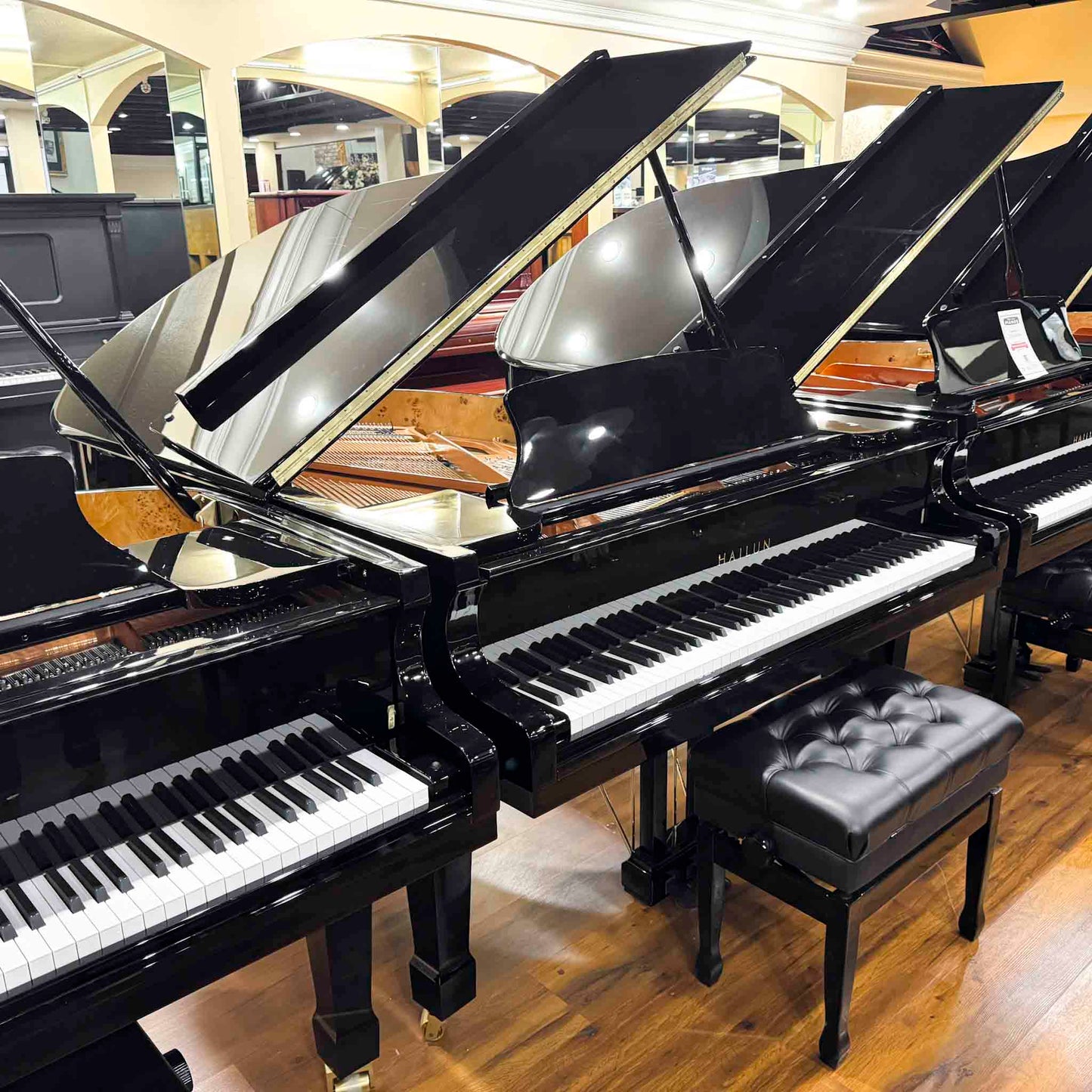 Hailun 178 5'10" Polished Black Grand Piano