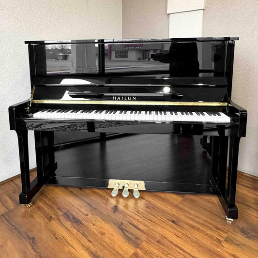 Hailun 121 48" Polished Black Upright Piano