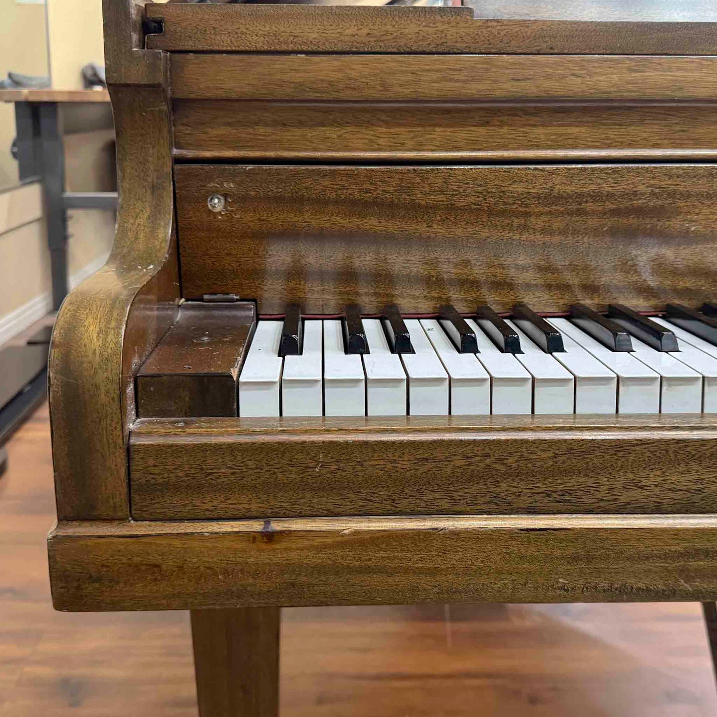 SOLD 1905 Everett Wood Finish Commissioned Baby Grand Piano