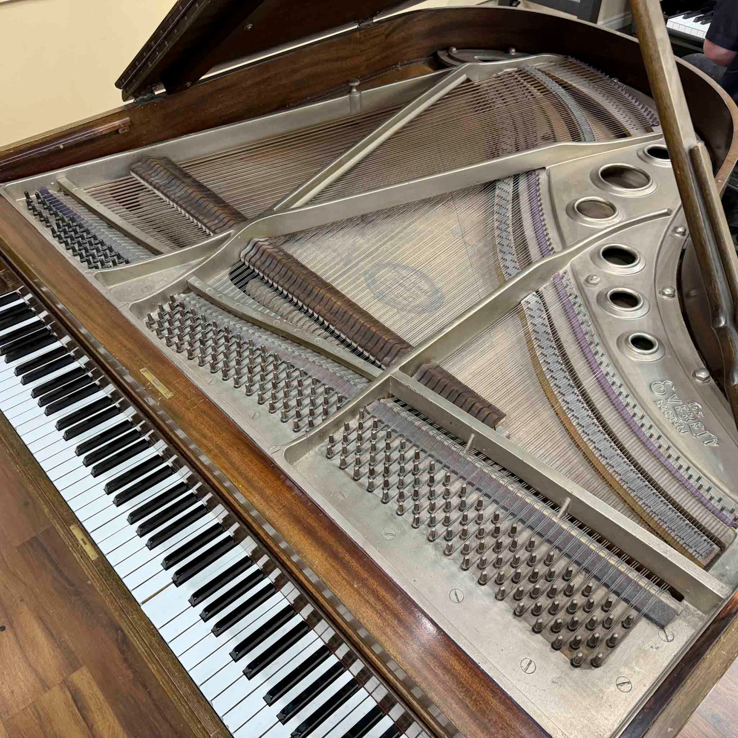 SOLD 1905 Everett Wood Finish Commissioned Baby Grand Piano