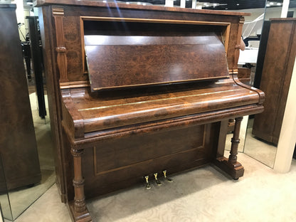 1905 Kranich & Bach 54" Walnut Wood Finish Upright Piano