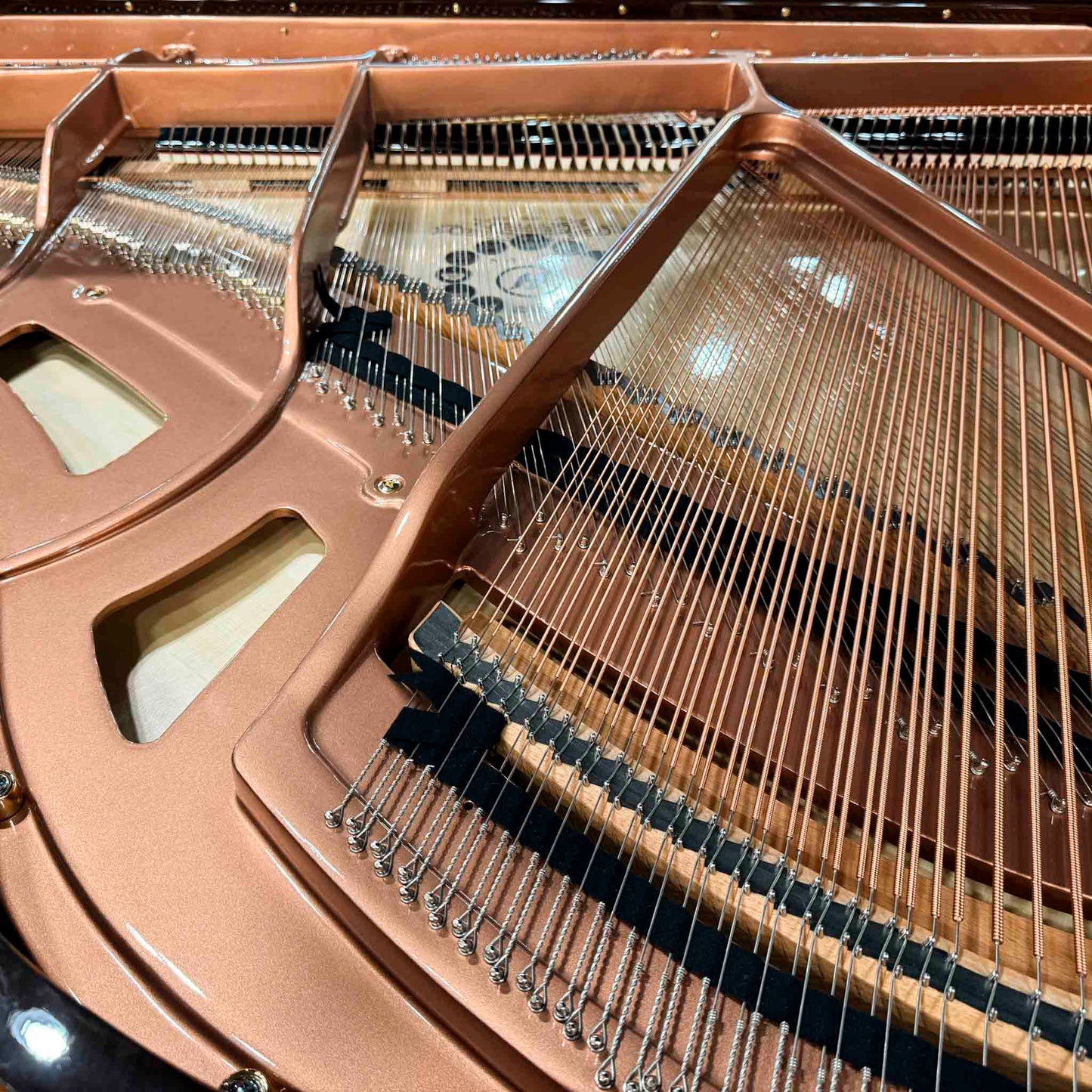 Hailun 151 5' Polished Walnut Baby Grand with Self-Playing System