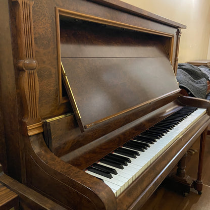 SOLD 1905 Kranich & Bach 54" Walnut Wood Finish Upright Piano