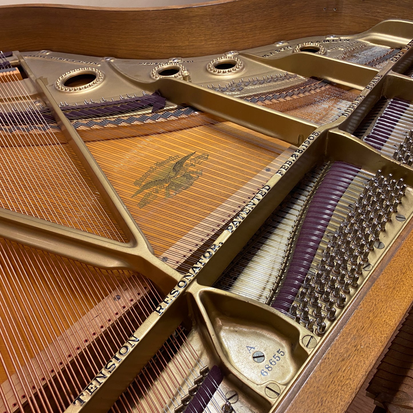 SOLD 1964 Mason & Hamlin Commissioned Wood Finish Grand Piano