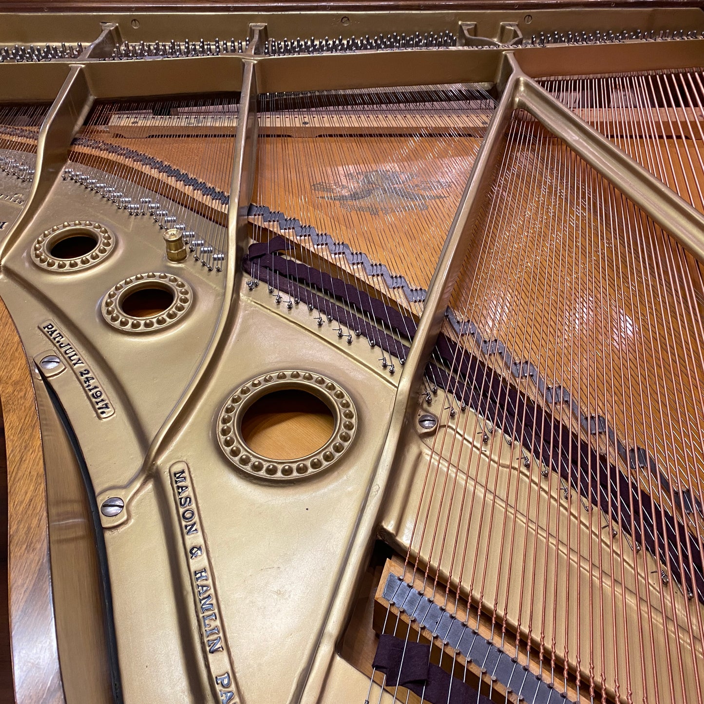 SOLD 1964 Mason & Hamlin Commissioned Wood Finish Grand Piano