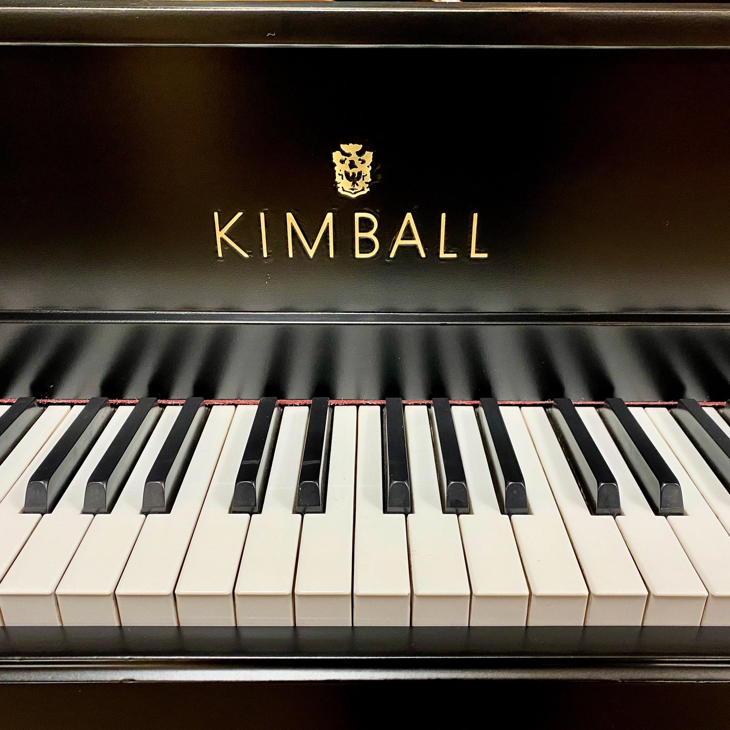 1990 Kimball 5'7" Satin Black Grand Piano - with QRS Digital Player System