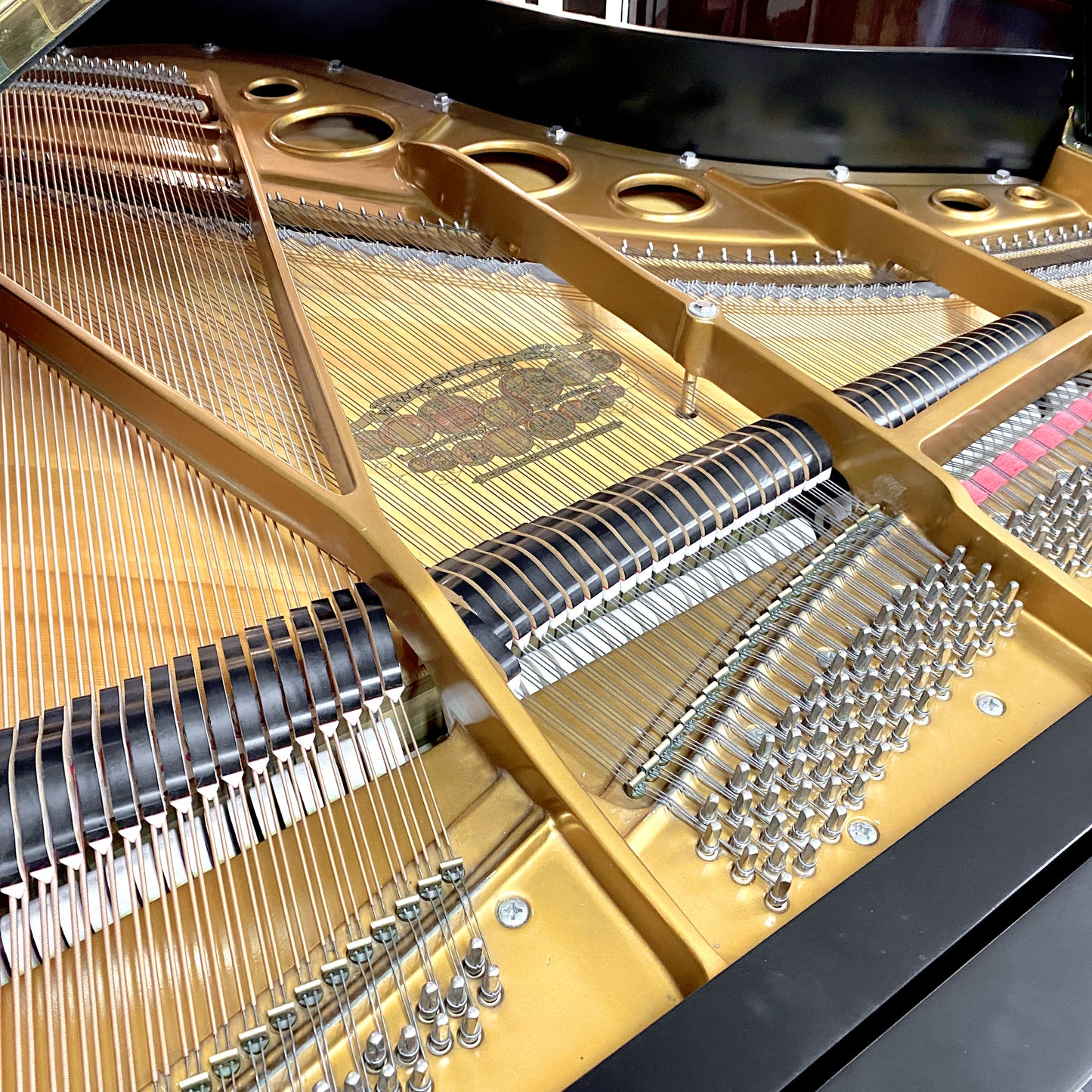 1990 Kimball 5'7" Satin Black Grand Piano - with QRS Digital Player System