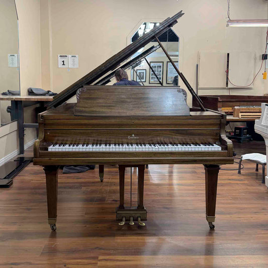 CURRENT SHOP WORK - 1905 Everett Wood Finish Commissioned Baby Grand Piano