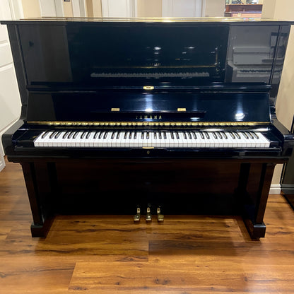 1975 Yamaha U3 52" Polished Black Upright Piano